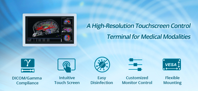 A High-Resolution Touchscreen Control Terminal for Medical Modalities