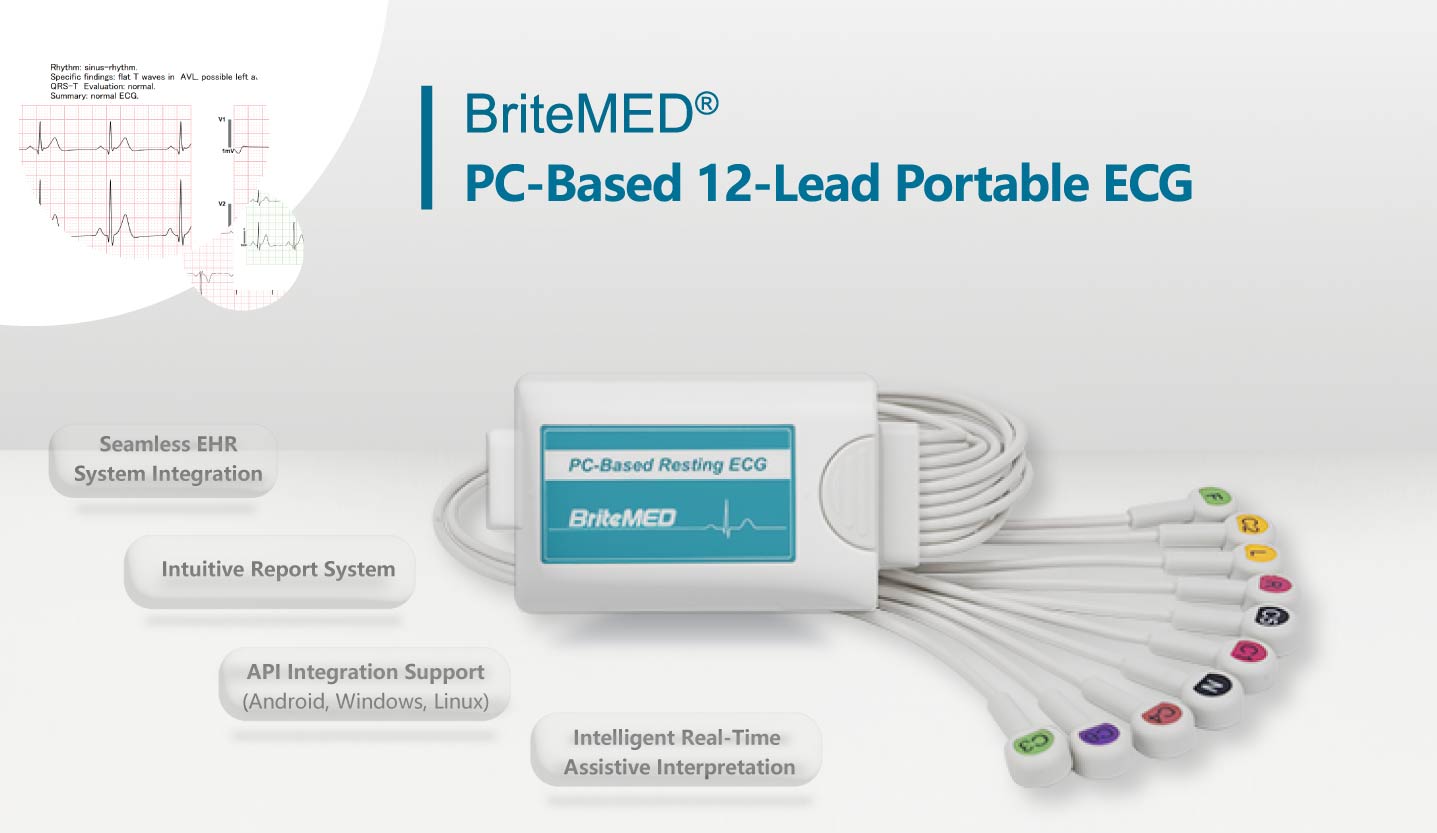 BriteMED® Tele-ECG Kit