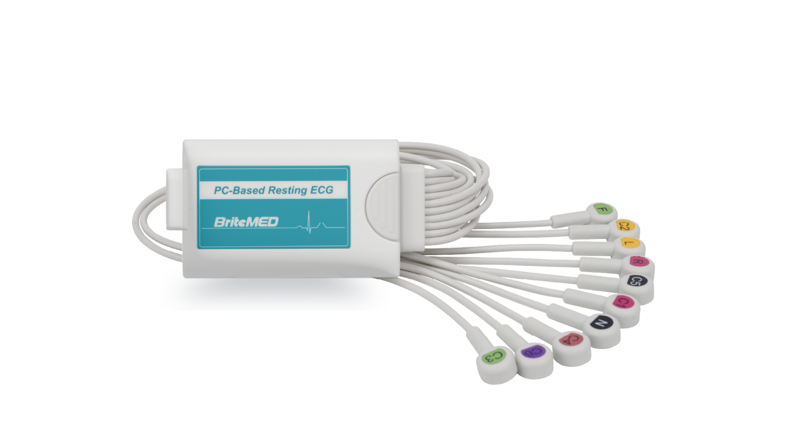 BriteMED portable ECG machine used during home visit in Penghu