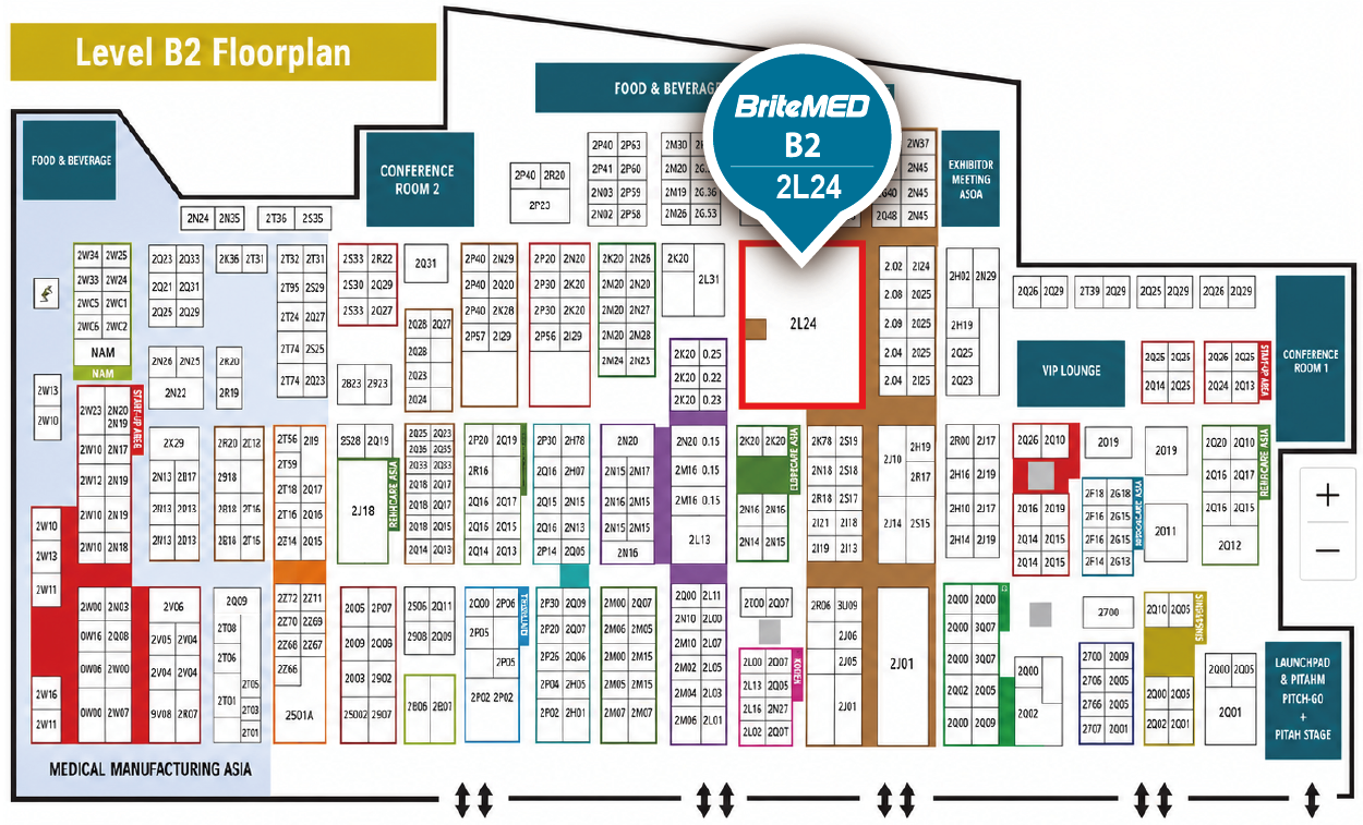 Medical Fair Asia 2026 Exhibition Map