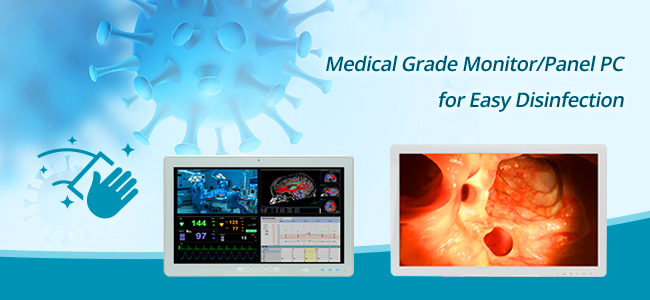 sterilizable medical monitor and medical panel PC under covid19